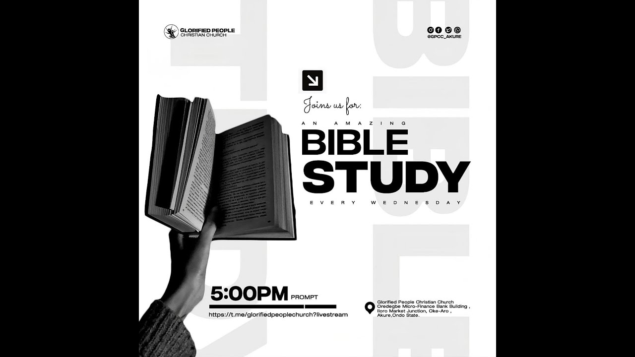 BIBLE STUDY | GOD'S ELECTION 5 | 11TH FEBRUARY 2026 | PASTOR OKUNNUGA OLANREWAJU DALIJOHN