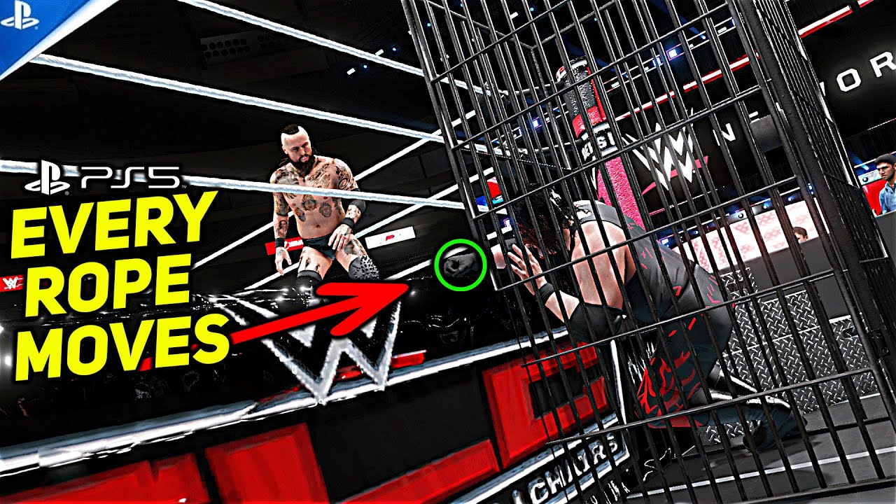 WWE 2K20 Every Rope Moves! PS5