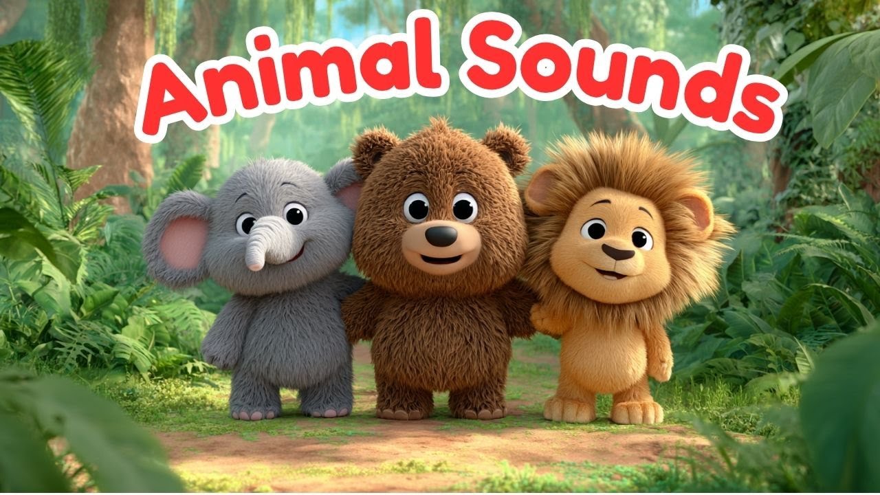 Animal Sounds for Kids | Learn Animal Names and Sounds | Fun & Educational Video