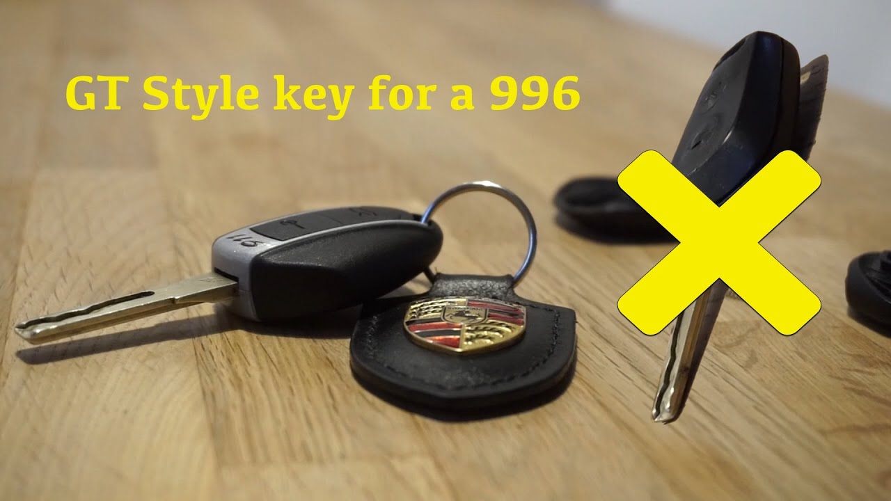 Porsche 911 996 Carrera GT style key installation
