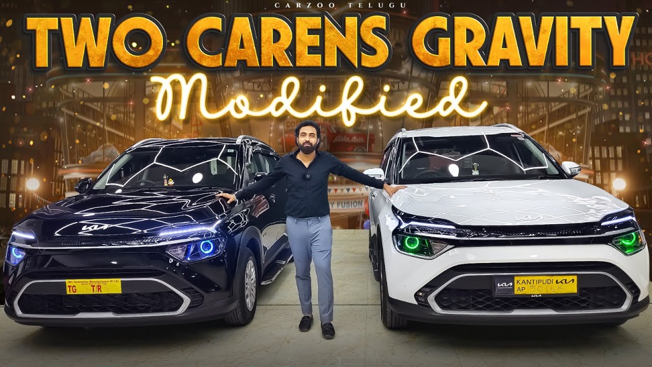 TWO CARENS MODIFICATION FROM AMALAPURAM AND KUKATPALLY TO CARZOO HYDERABAD || CARZOO TELUGU