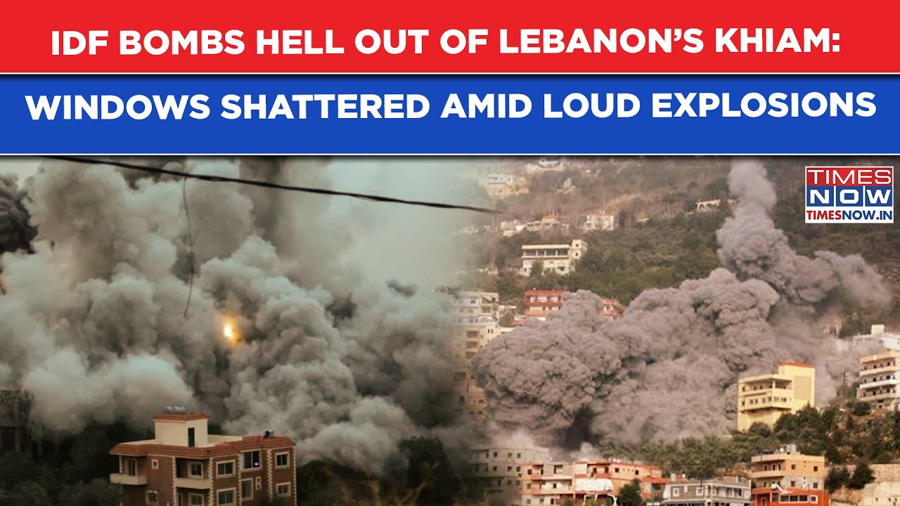 IDF Bombs Hell Out Of Lebanon&rsquo;s Khiam: Loud Explosions, Windows Of Homes In Nearby Towns Shattered