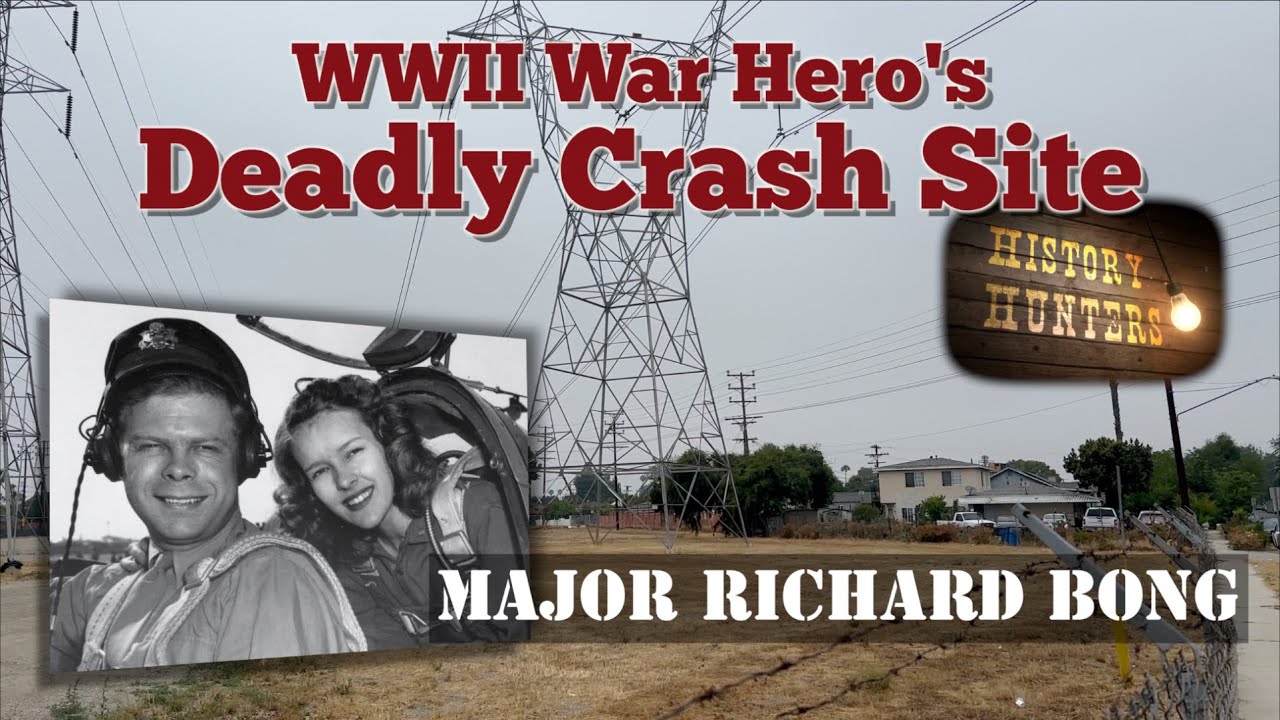 WWII Ace of Aces Died here in horrific crash