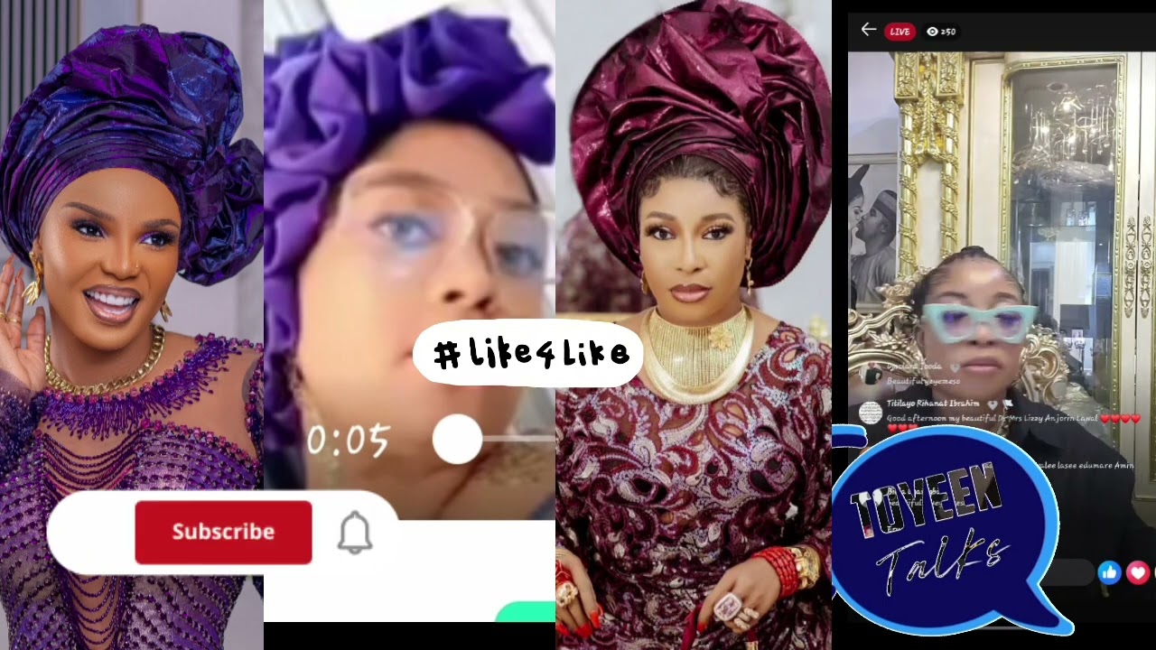 ALHAJA LIZZY ANJORIN DON COME OUT THIS MORNING AGAIN TO SET CAMERA FOR OMOBORTY AGAIN OOOOO