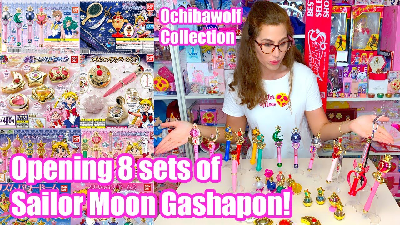 Впервые открываем наборы Sailor Moon Gashapon!