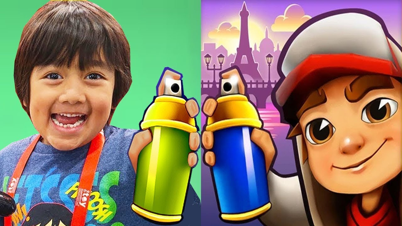 Subway Surfers 2020 vs RYAN'S WORLD Tag with Ryan Gameplay HD