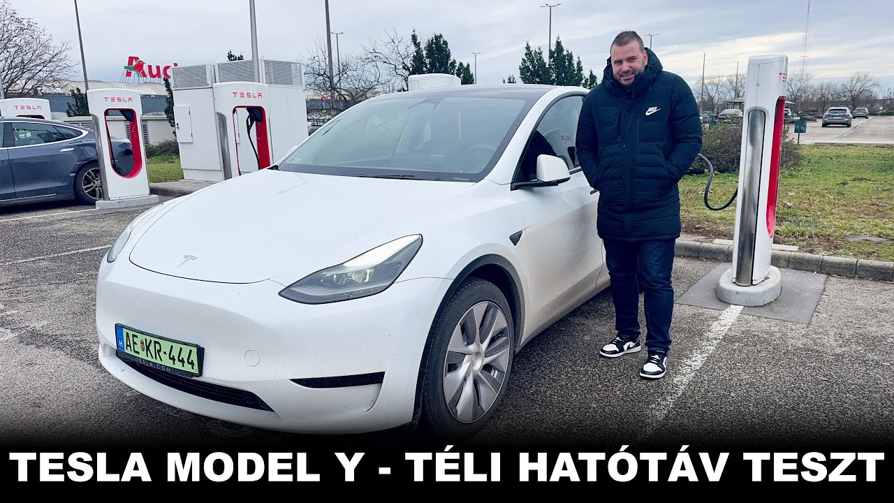 MIT TUD TÉLEN A TESLA? Részletes téli hatótáv teszt a kis aksis Model Y-al I Tesla Model Y RWD teszt