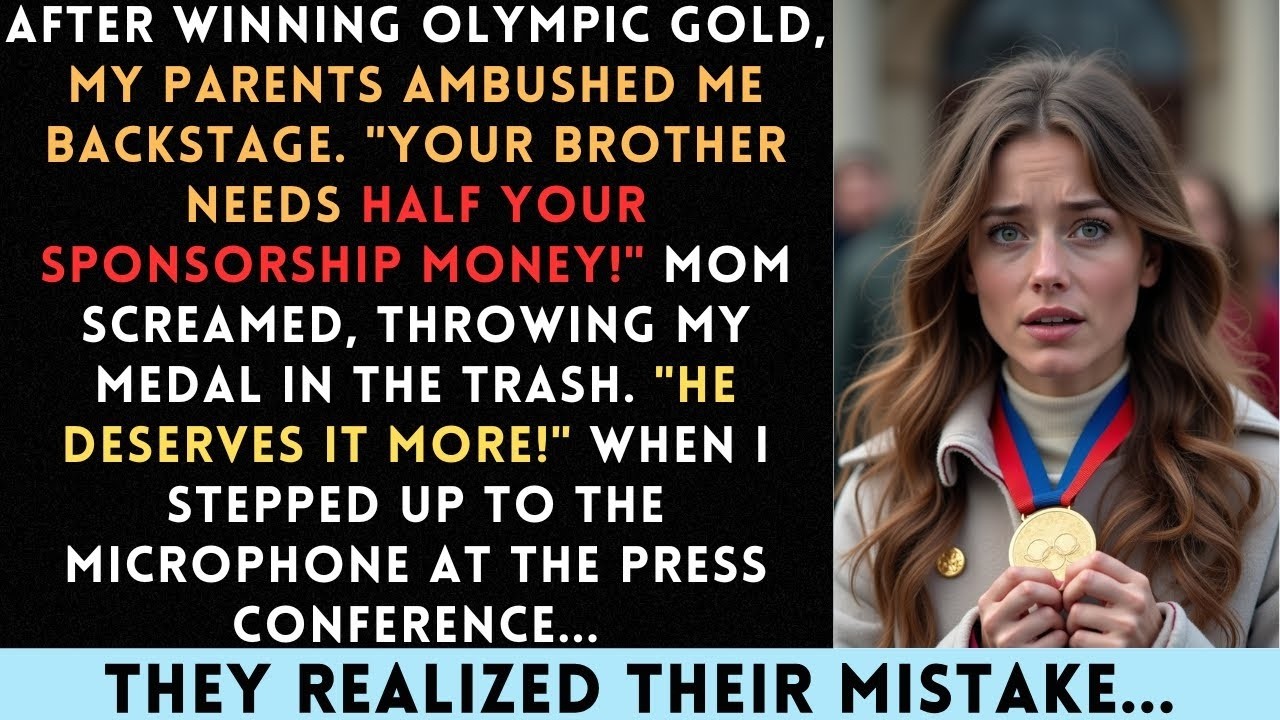 At My Olympic Ceremony My Parents Demanded I Share My Sponsorship Money With My Brother I Refused