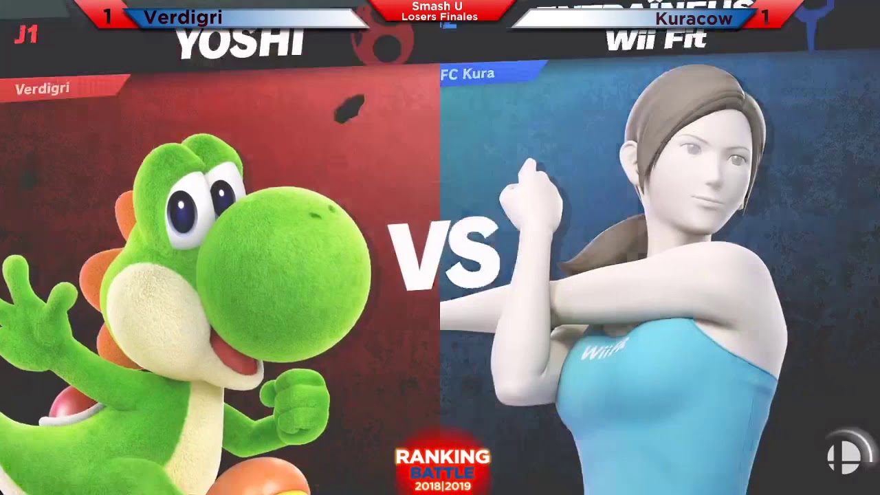 Ranking Battle 1 (2019-2020) - Loser Finale - Verdigri (Yoshi) Vs Kuracow (WiiFit Trainer)