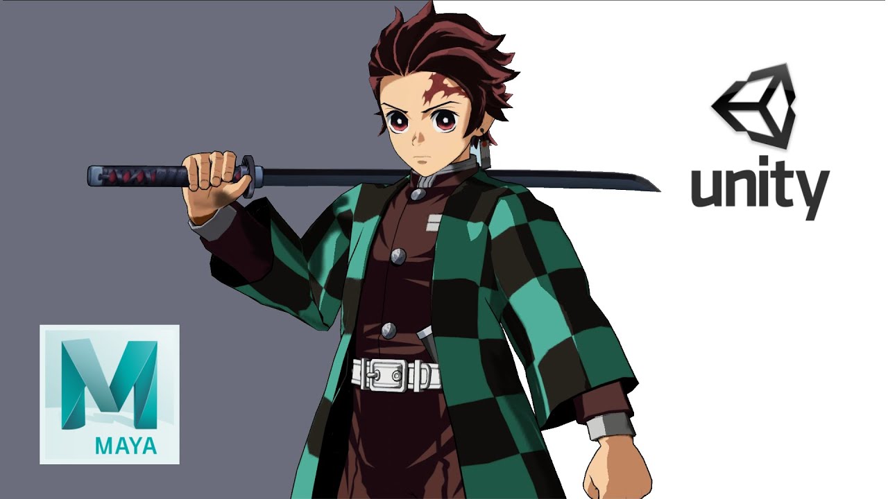 【鬼滅の刃】炭治郎モデリング【MAYA】