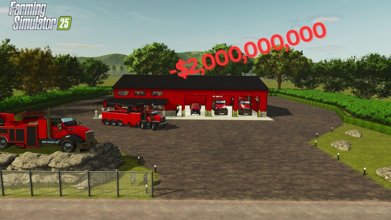 NEW 2 MILLION DOLLAR TOWTRUCK SHOP(Back Roads Roleplay)