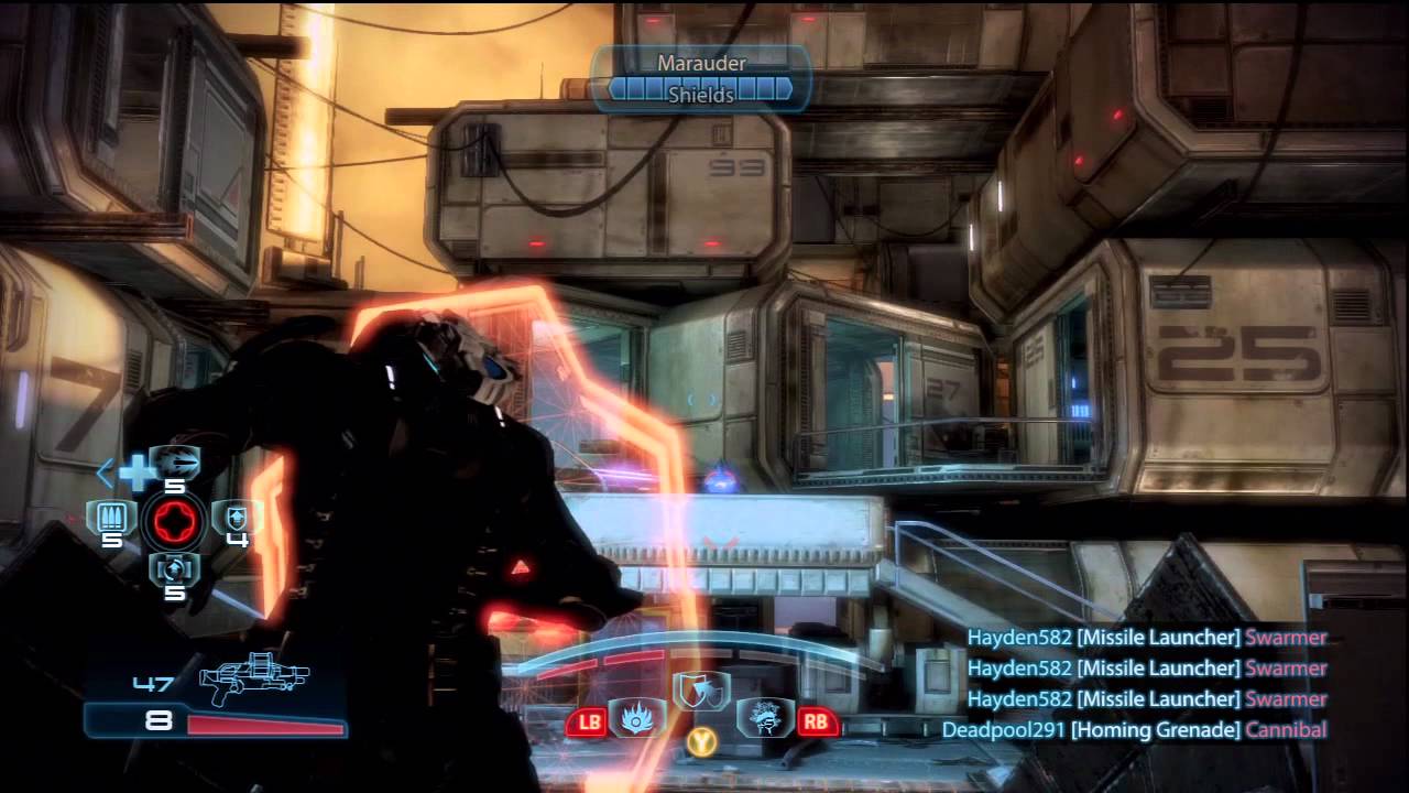 Mass Effect 3 - Earth DLC - N7 Paladin (Sentinel) with N7 Piranha