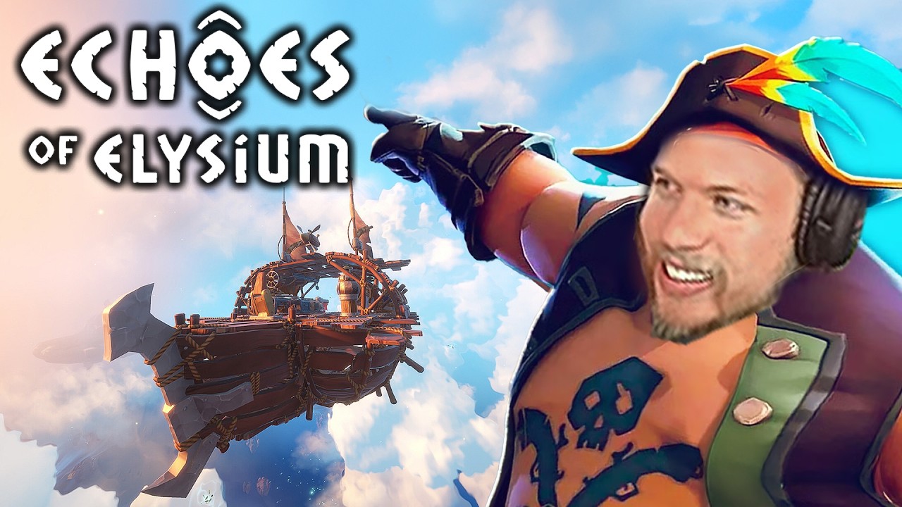JOGO DE SOBREVIVÊNCIA COM NAVIOS VOADORES EM MUNDO ABERTO. UM RAFT COM VALHEIM?