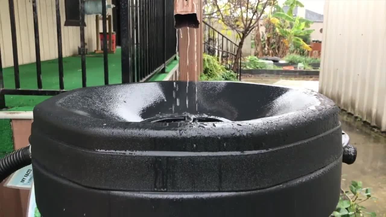 Using rain to help save on water bills