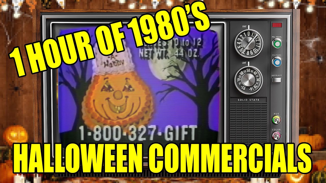 1 hour of 1980s Halloween themed Commercials