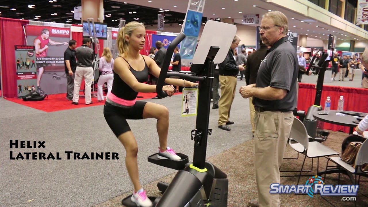 Демонстрация тренажера Helix Lateral Trainer | Фитнес-выставка | Smart Review