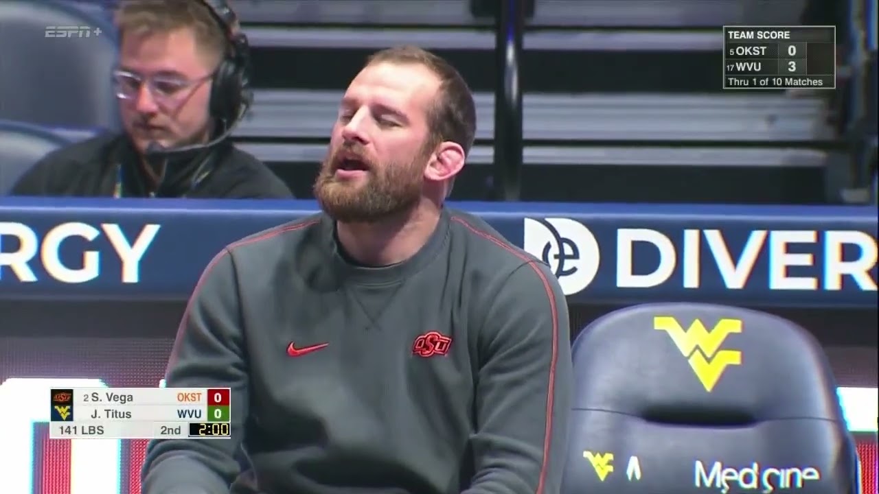 Sergio Vega vs. Jordan Titus (141lbs) | 2025-26 Big 12 Wrestling