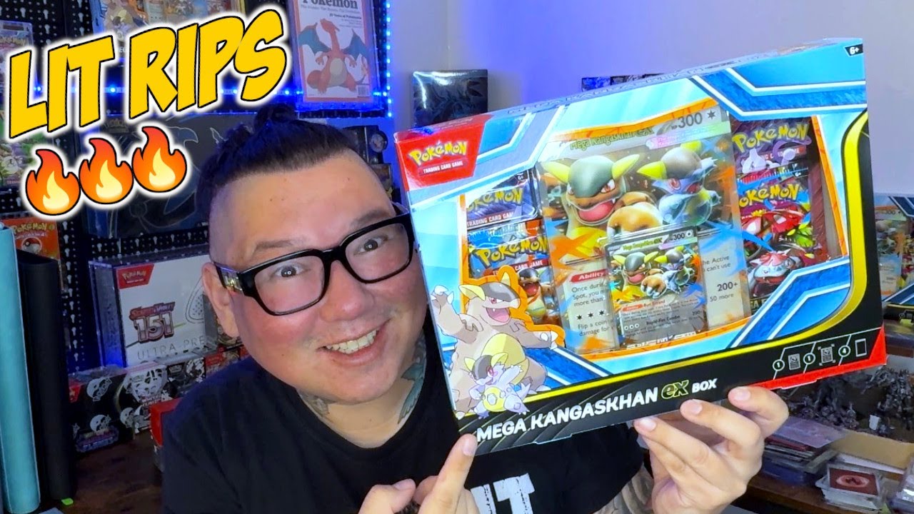 LIT RIPS! Mega Kangaskhan EX Box Opening 🔥🔥🔥