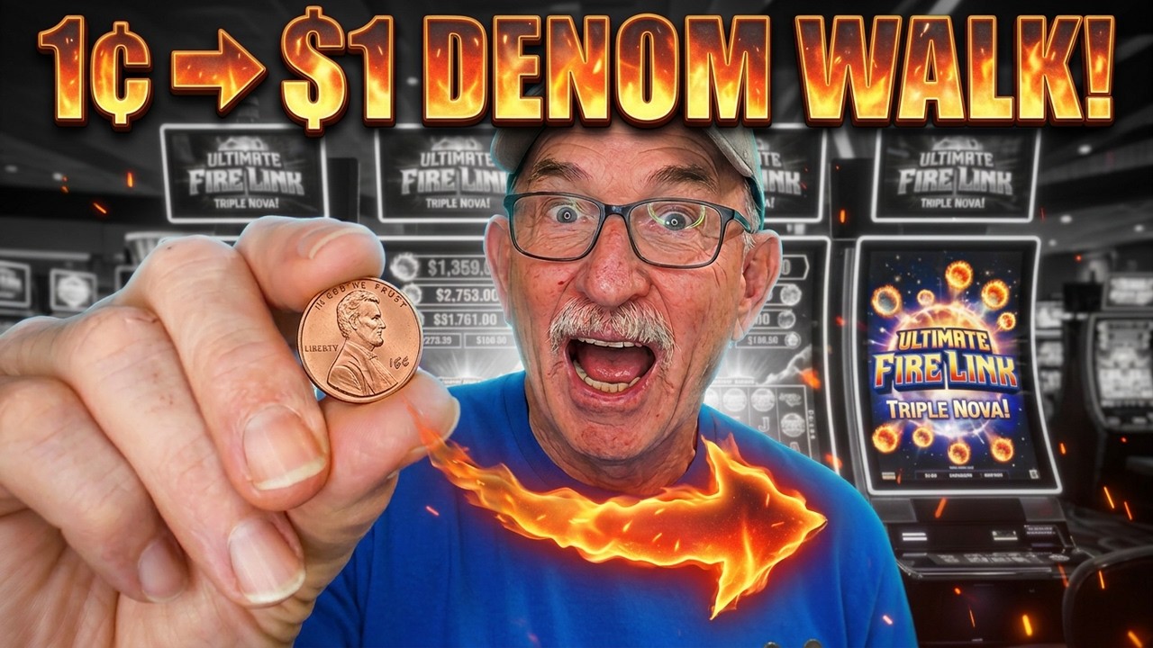 WALKING THE DENOM! 1¢ ➜ $1 on Ultimate Fire Link Triple Nova!