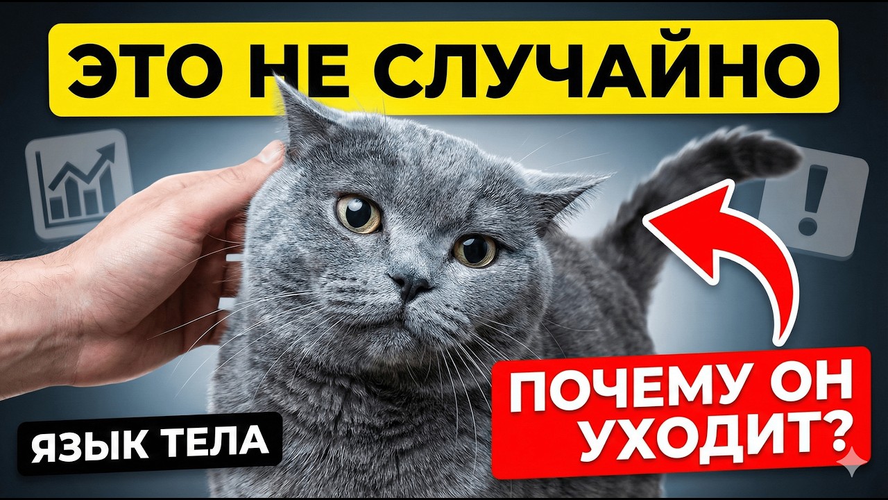 ПРЕКРАТИТЕ её гладить! 90% владельцев игнорируют этот знак «СТОП» от своей кошки