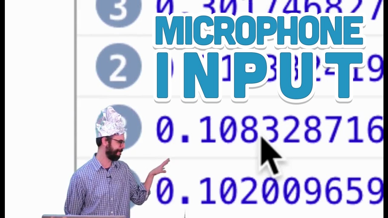 17.8: Microphone Input - p5.js Sound Tutorial