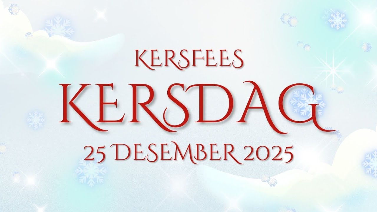 Kersdiens || Week 3 - Danie Roodt