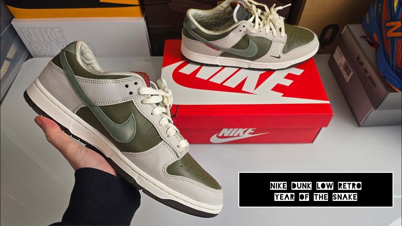 Nike Dunk Low Retro Year of the Snake -  On Feet and Check - Nice 83%