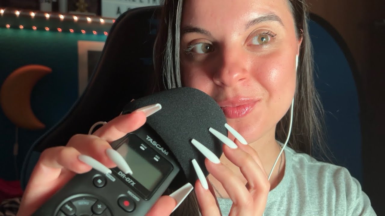 ASMR binaural *intenso* con susurros muy cerca de la Tascam ♡