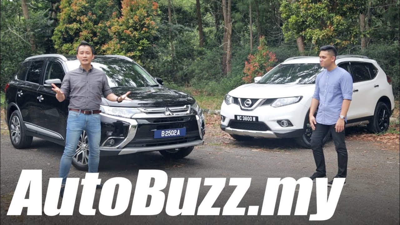 Mitsubishi Outlander 2.0 4WD vs Nissan X-Trail 2.0 2WD review - AutoBuzz.my