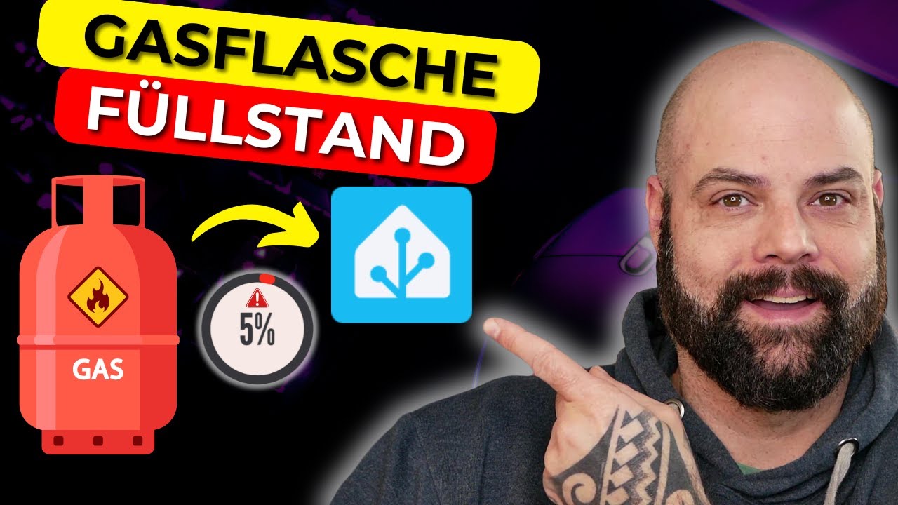Nie wieder leere Gasflasche – Füllstand live in Home Assistant!