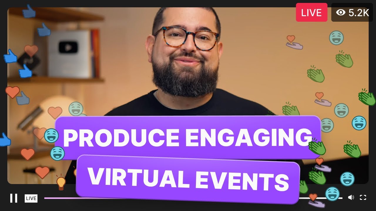 How to Host a Virtual Event &ndash; Live Stream, Add Visuals, and Repurpose Like a Pro!