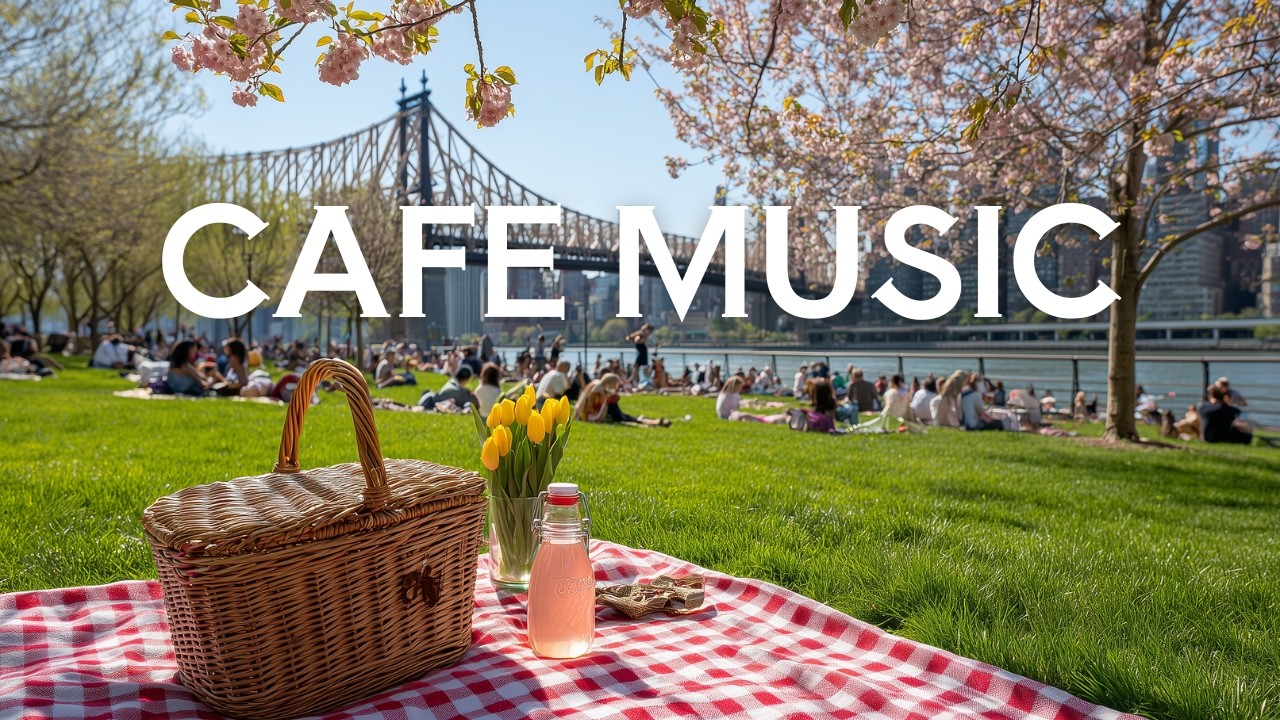 Spring Cafe Music 🌸 Relaxing Work & Study BGM
