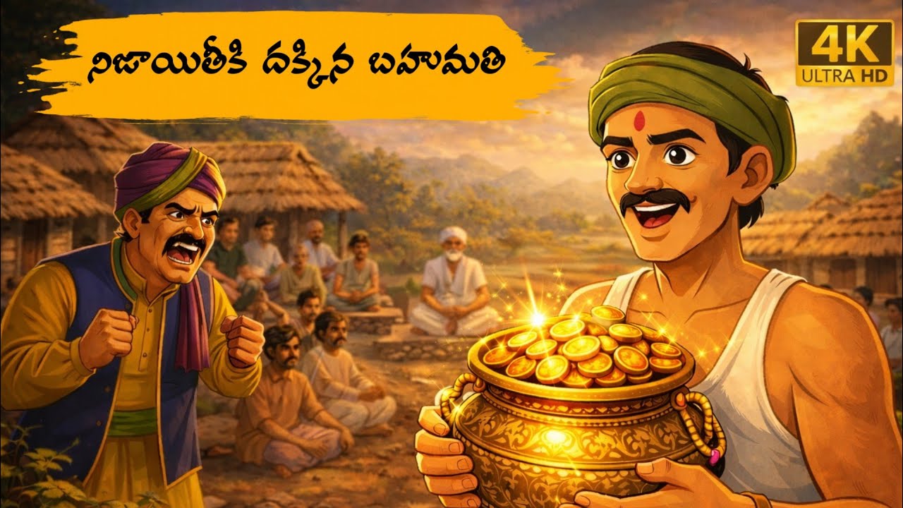 నిజాయితీకి దక్కిన బహుమతి | Best Telugu Moral Story | నీతి కథ | Inspirational Neethi Kathalu