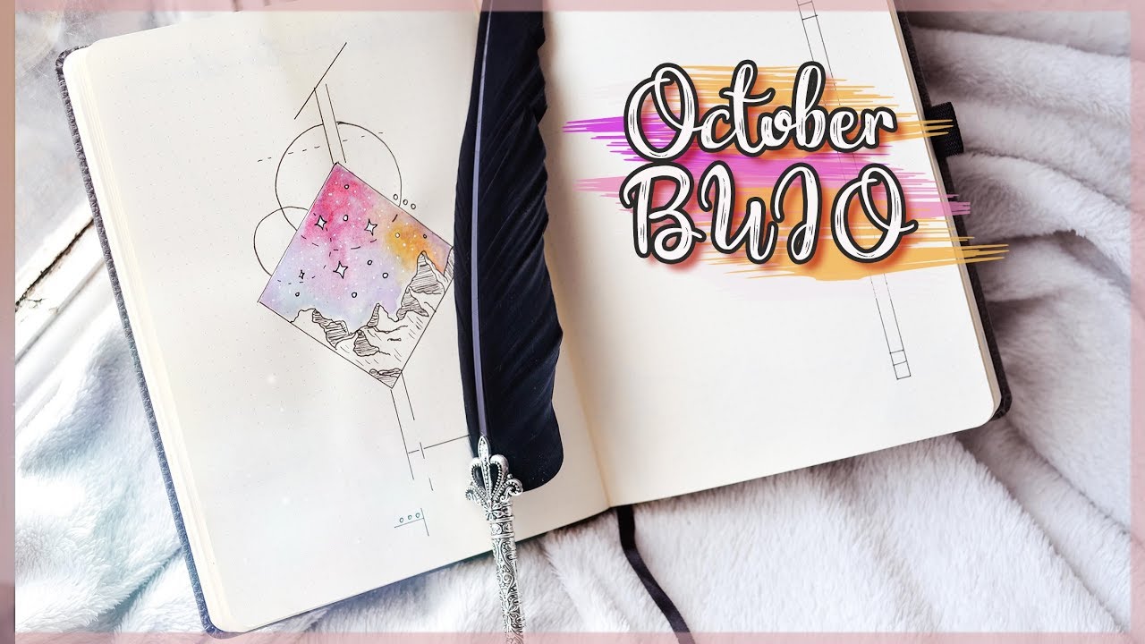 OCTOBER 2018 BULLET JOURNAL SET UP [MOUNTAINS] | Book Roast