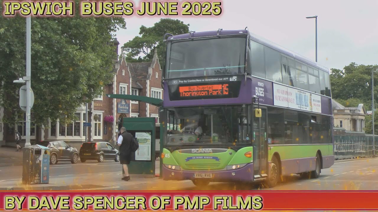 5504 IPSWICH BUSES FILMED JUNE 2025 BY DAVE SPENCER