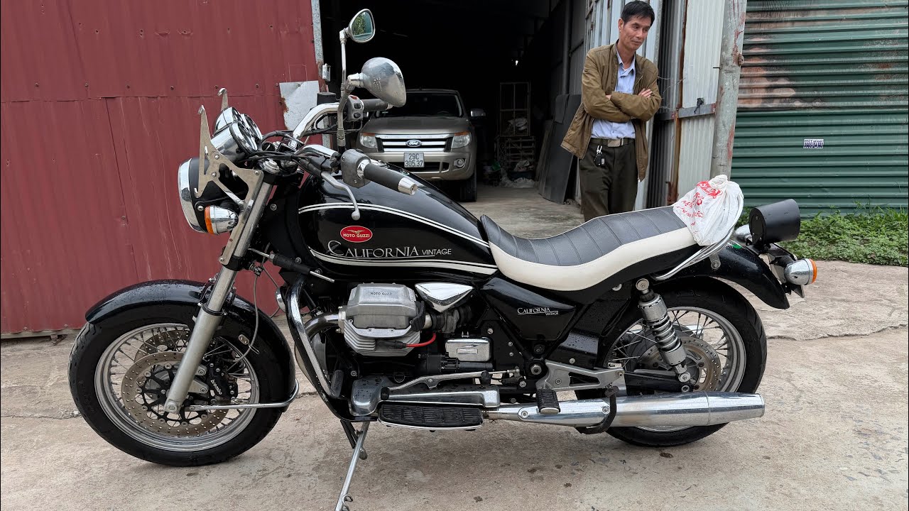 Moto Guzzi California 1 đời chủ odo 6000km giá chỉ trên 100tr, Rất hiếm