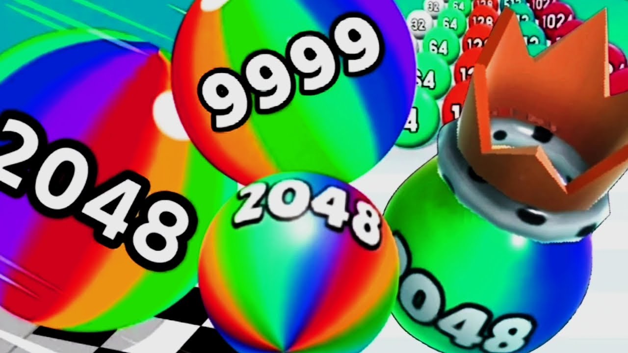 (13) 🔴🎮👍 Ball Run 2048 Casual Run + Multi Game Challenges