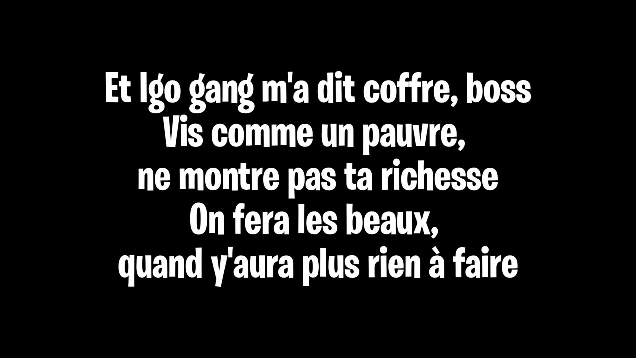 NINHO - Sans Peine (Paroles)