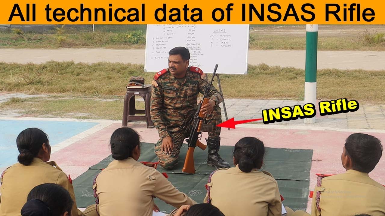 5.56 mm insas rifle technical data || insas rifle parts name || इंसास राइफल की जानकारी | #tejas_ncc