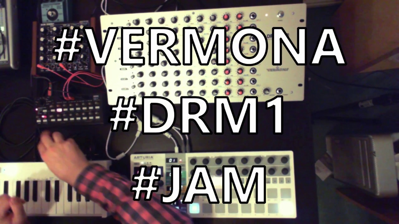 Vermona DRM1 Mk.iii Jam 01 (w/ Beatstep Pro, Doepfer Dark Energy, Novation Bass Station)