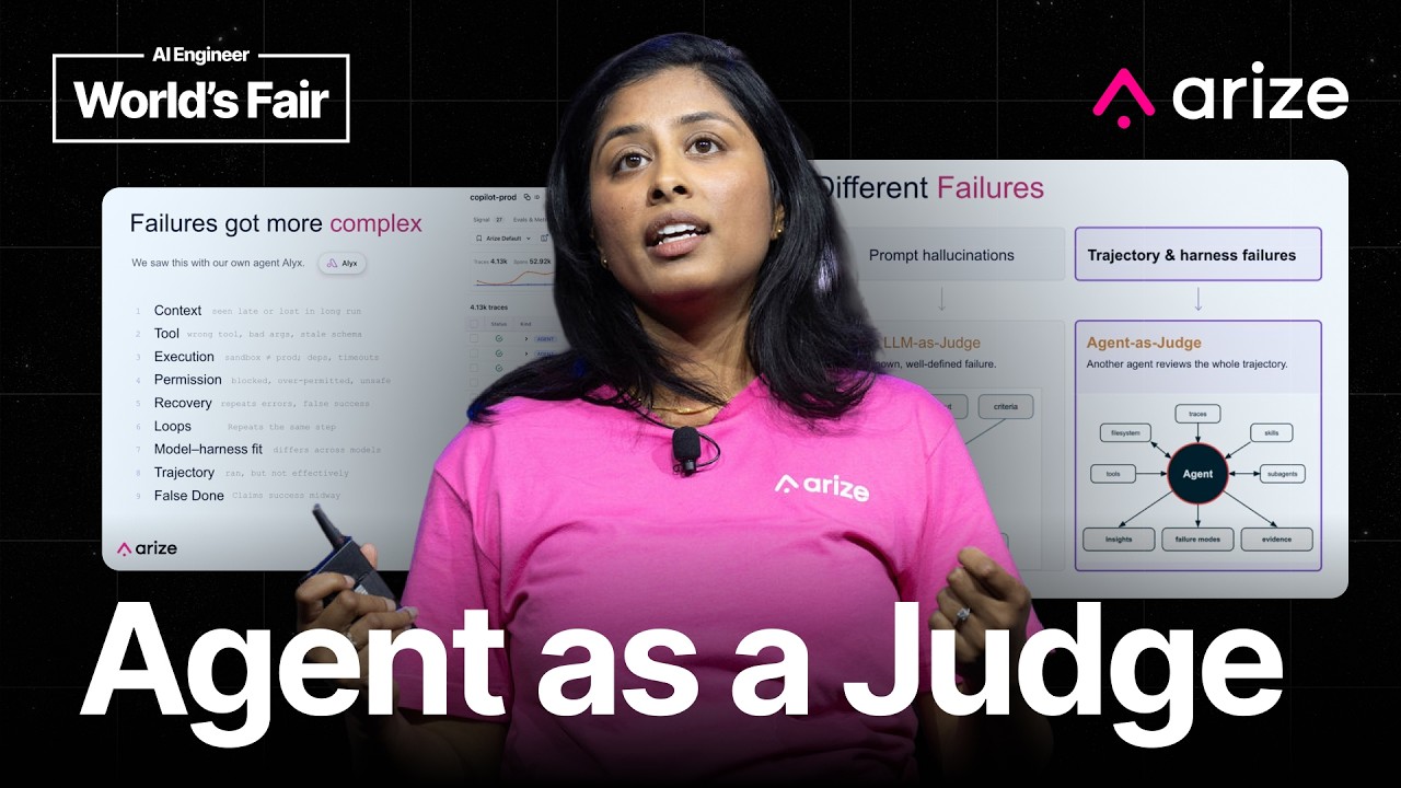 The Future of Evals: From LLM as a Judge to Agent as a Judge &mdash; Aparna Dhinakaran, Arize AI
