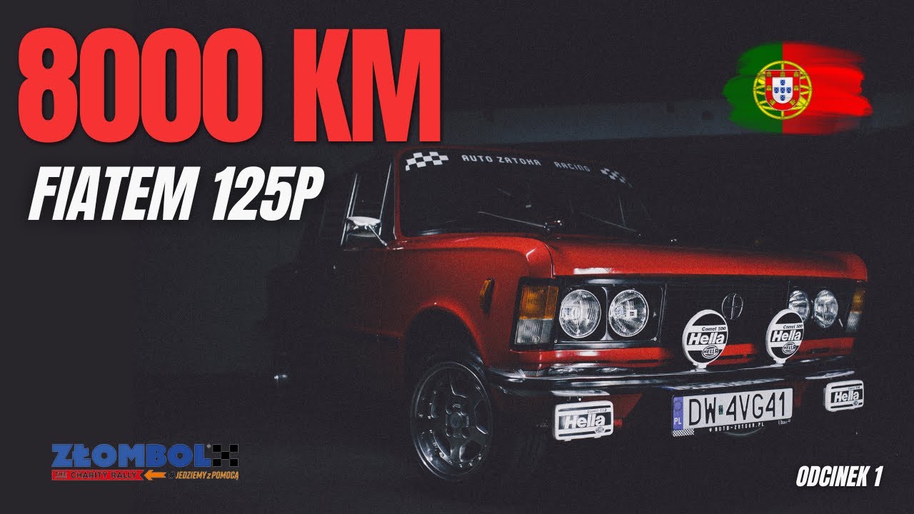 Dużym Fiatem do Portugalii. Złombol 2023
