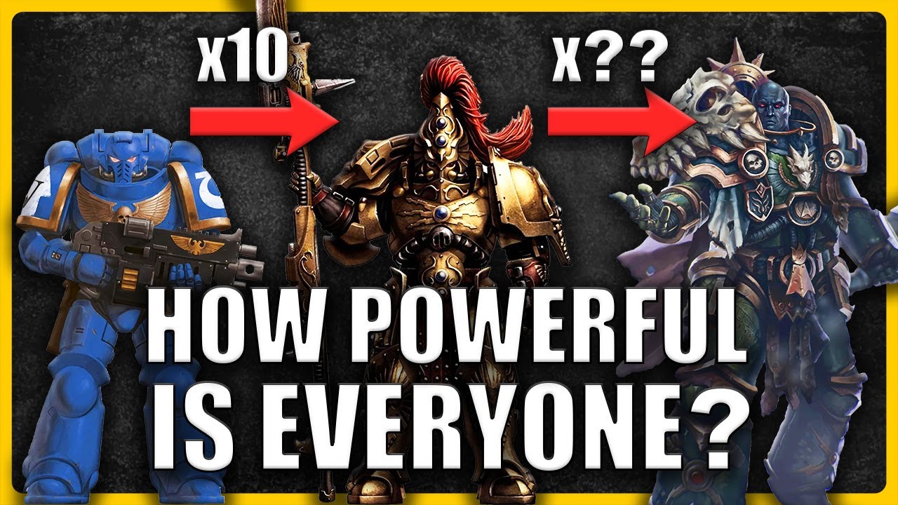 How Does Power Scaling Work In Warhammer 40k Lore?
