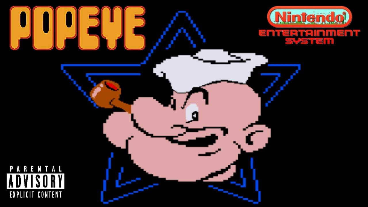 -NES- POPEYE (Gameplay Only) 