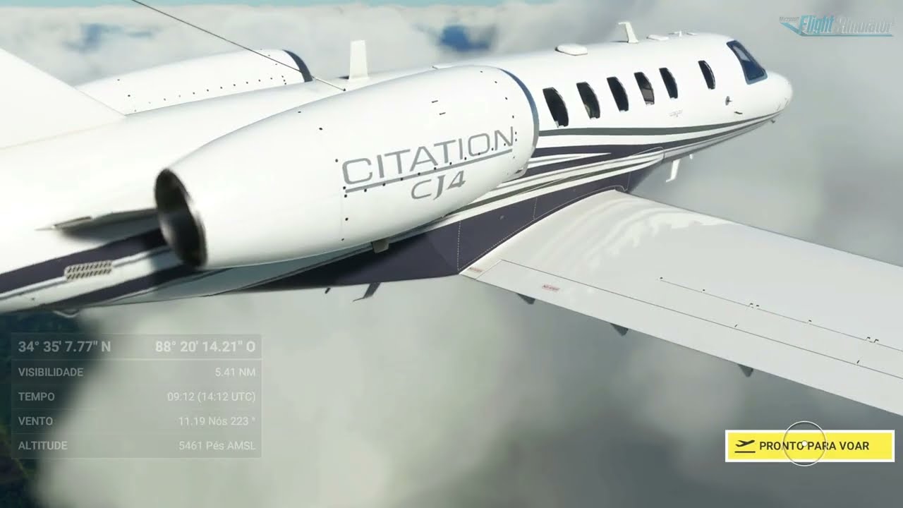 TEXTRON AVIATION CESSNA CITATION CJ4 Microsoft Flight Simulator 4K60