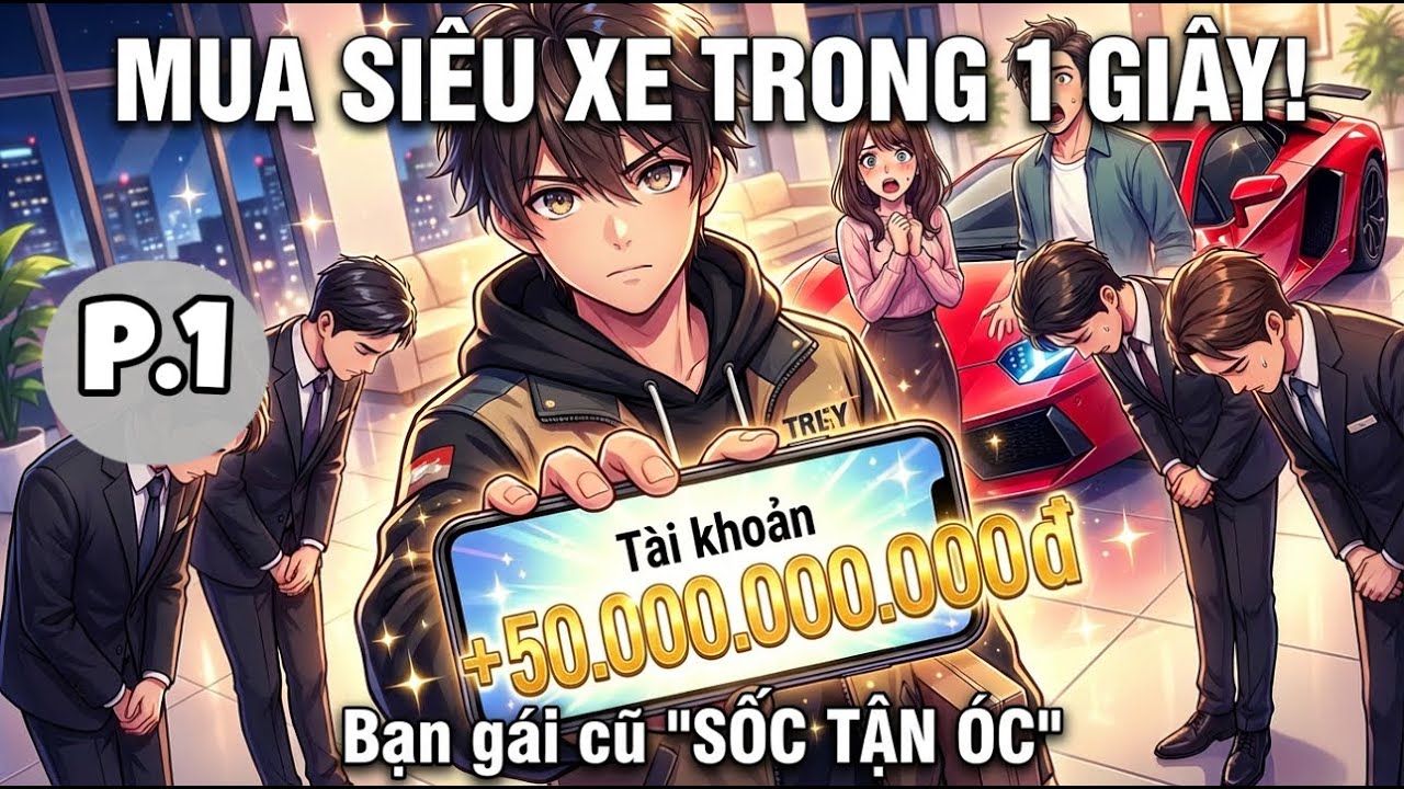 Vả Mặt Bạn Gái Cũ, Shipper Nghèo Thức Tỉnh Hệ Thống, Mua Siêu Xe Biệt Thự 50 Tỷ Trong 1 Nốt Nhạc P1