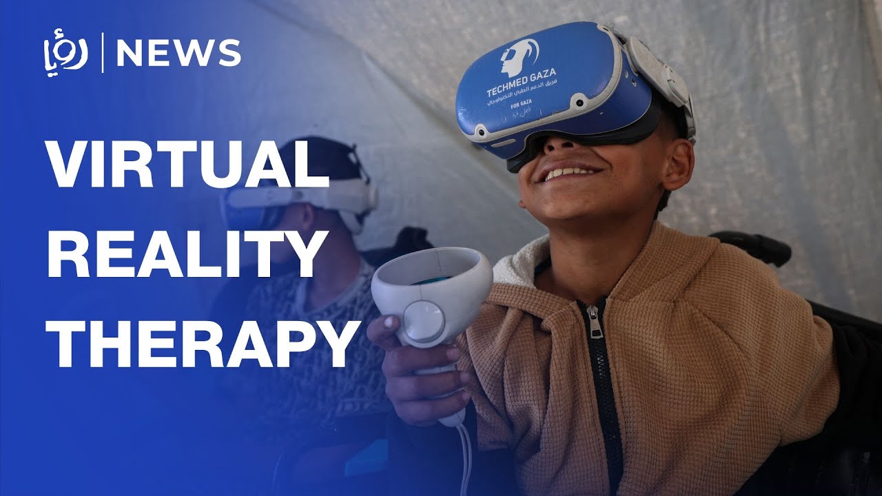 War-affected Gaza kids find relief through VR therapy