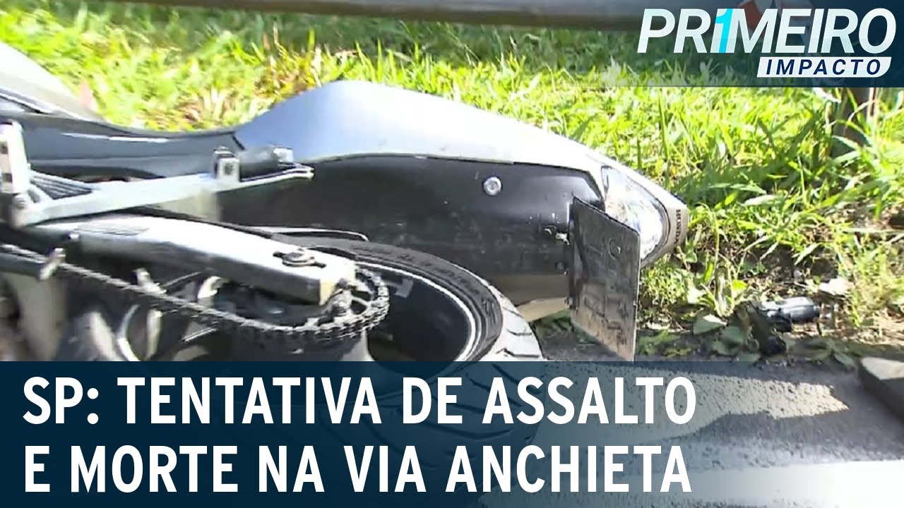 SP: troca de tiros mata suspeito na rodovia Anchieta | Primeiro Impacto (15/11/22)