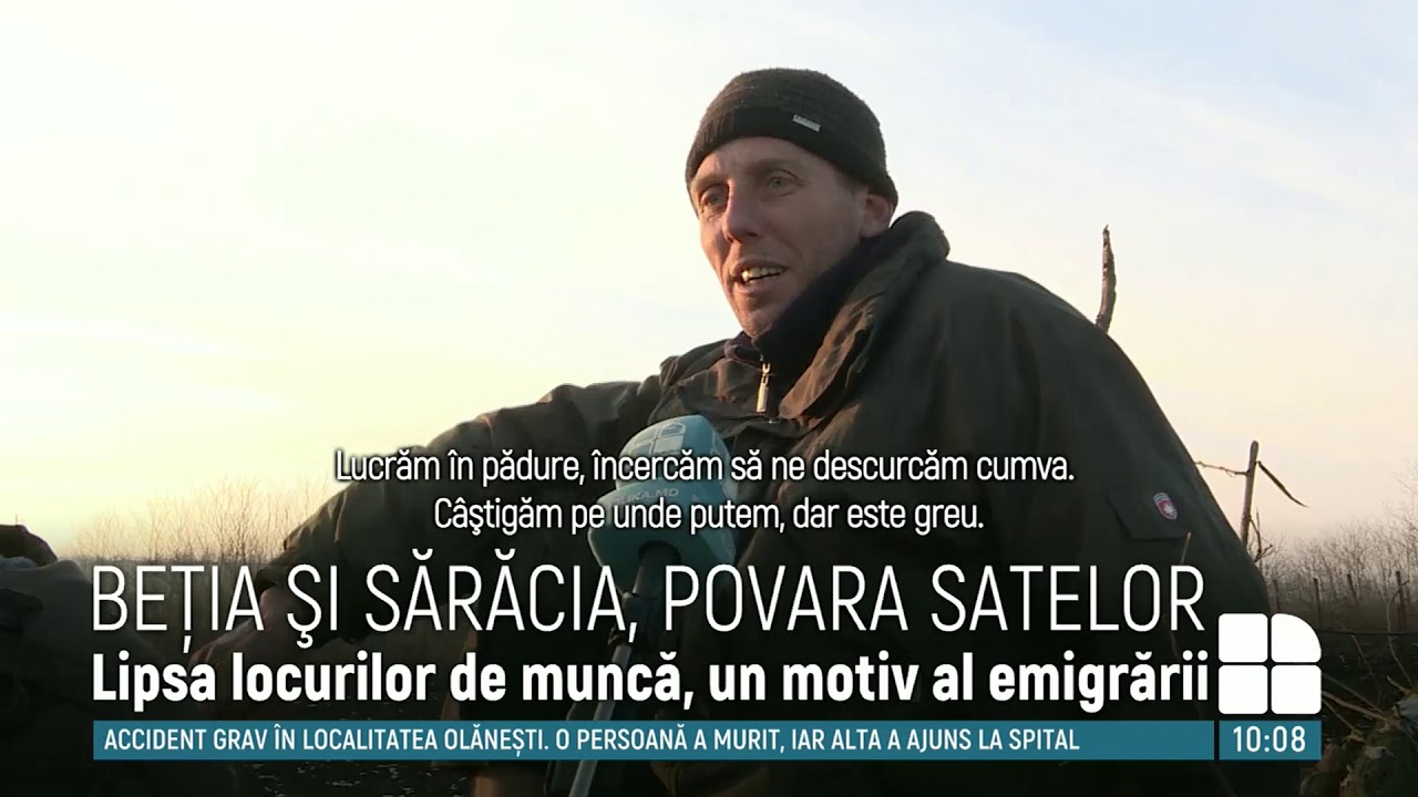 Zeci de sate din Moldova, aproape pustii.
