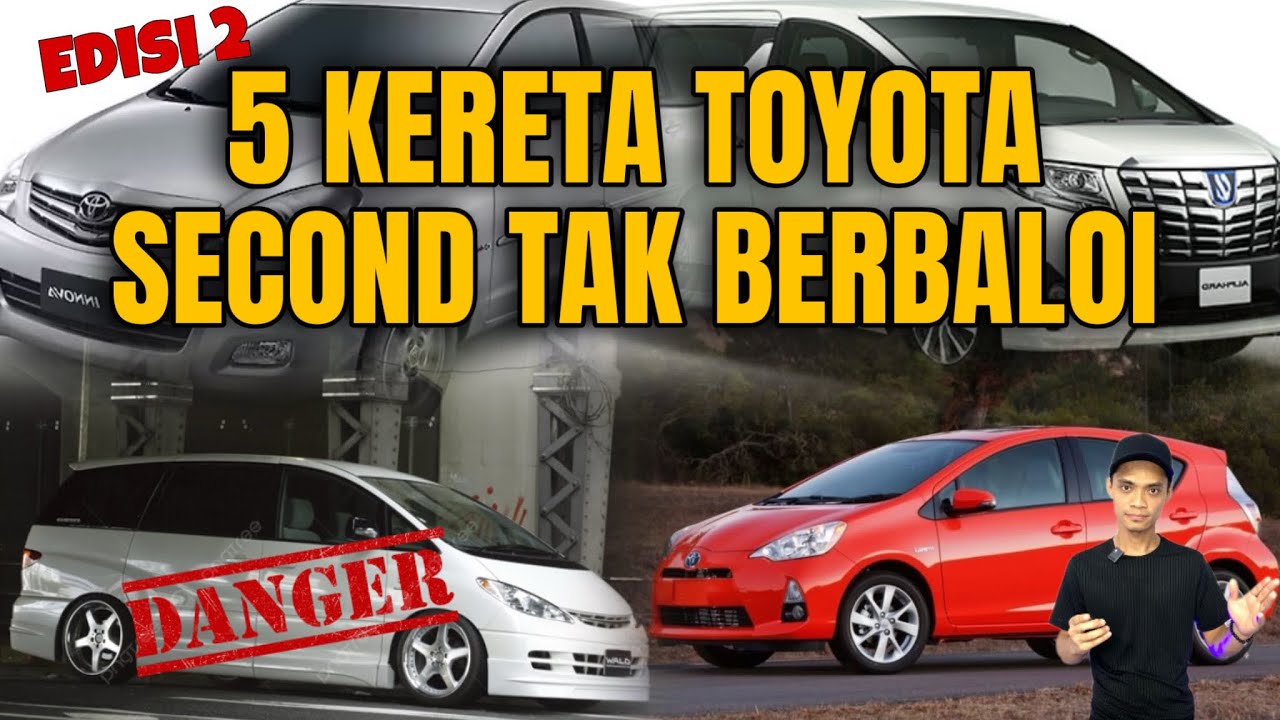 5 KERETA TOYOTA SECOND JATUH HARGA TERUK?